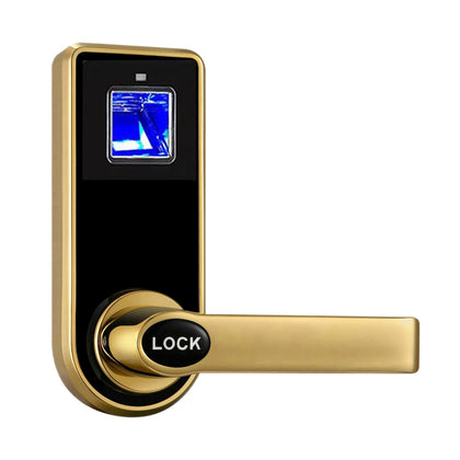 OS8818F Optical Fingerprint Door Lock, Replaceable Ball Lock, Zinc Alloy Material, with Mechanism Keys(Champagne Gold)