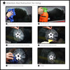 Creative 3D Deco Sport Balls Car Window Crack Decal Sticker (Football)