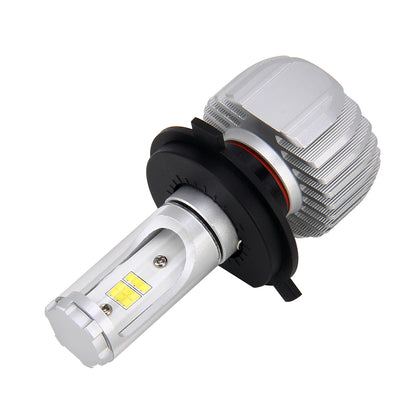 H4 Motorcycle Headlights DC 9-32V 3600LM 25W with 9 CSP Y19 Lamp Beads and Five Color Temperatures