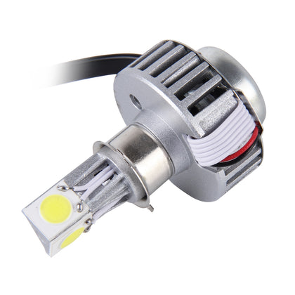 25W 2500 LM 6000K Motorcycle Headlight with 3 LED Lamps, DC 6-36V (White Light)
