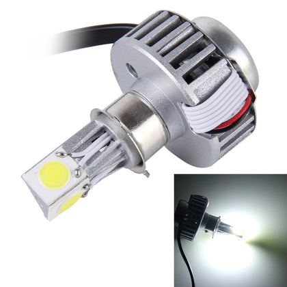 25W 2500 LM 6000K Motorcycle Headlight with 3 LED Lamps, DC 6-36V (White Light)