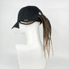 Dreadlocks Wig Hat One-piece Headgear for Men and Women, Style: Black Cap(Light Brown Braid About 35cm)