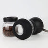 Portable Conical Burr Mill Manual Spice Herbs Hand Grinding Machine Coffee Bean Grinder with Seal Pot