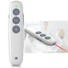 Doosl DSIT007 2.4GHz Rechargeable Powerpoint Presentation Wireless Cliker Remote Control Pen, Control Distance: 100m(White)