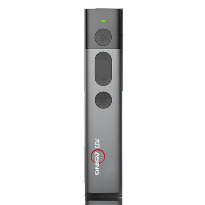 ASiNG A7 2.4GHz Wireless Green Laser Presenter PowerPoint Clicker Representation Remote Control Pointer, Control Distance: 100m