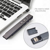 PR-20 Wireless Presenter PowerPoint PPT Clicker Presentation Remote Control Pen Laser Pointer Flip Pen with Air Mouse Function