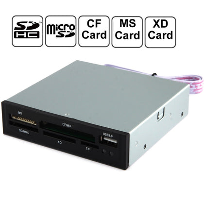 3.5 inch All in 1 USB 2.0 Metal Internal SD/MMC, MS, XD, CF, TF Memory Card Reader / Writer