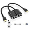 HDMI Extender by Cat5e / 6 LAN Cable 30M / 1080P(Black)