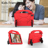 For iPad Mini 5/4/3/2/1 EVA Material Children Flat Anti Falling Cover Protective Shell With Thumb Bracket(Red)