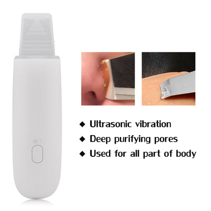 Ultrasonic Face Pore Cleanser Skin Scrubber Blackhead Acne Removal Face Exfoliator Peeling Machine Deeply Clean Skin Care Tools