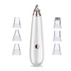 Electric Black Head Beauty Instrument Pore Cleaner Ceauty Care Tools, Specification:With 6 Tips(White)