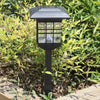 Solar Pillar Light Outdoor Waterproof Decorative Garden Lawn Wall Lamp(White Light)