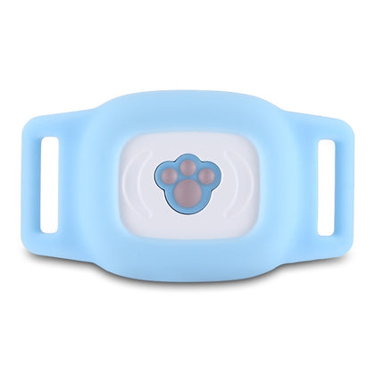 Waterproof Pet GPS Tracker Dog Cat  Adjustable Collar Remote Shutdown Magnetic Charging GPS Trackers(Blue)