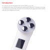Radio Mesotherapy Electroporation Face Beauty Pen Radio Frequency LED Photon Face Skin Rejuvenation Remover Wrinkle(Pearl White)