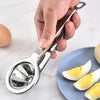 304 Stainless Steel Egg Cutter Handheld 6 Equal Parts Egg Slicer Kitchen Tool