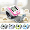 2 PCS Health Care Automatic Wrist Blood Pressure Monitor Digital LCD Wrist Cuff Blood Pressure Meter(Purple)