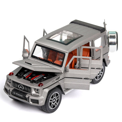 Car Simulation 1 24 Mercedes-Benz G63 Alloy Sound-optic Rebound Children's Toy Off-road Vehicle Model Wholesale