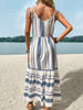 Summer Casual Loose Waist Beach Boho Dress Fashion Print