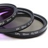 52Mm UV CPL FLD Filter Kit with Petal Flower Lens Hood for Nikon