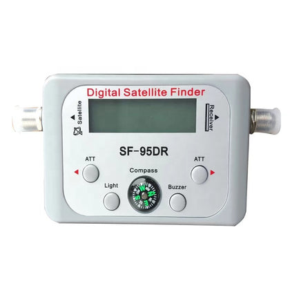 Digital Satellite Finder and Satellite Receiver with LCD Display