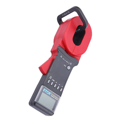 0.01-1200Ohm Digital Earth Ground Resistance Meter High Accuracy Digital Megohm Meter Clamp-On Earth Resistance Tester