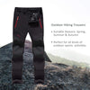 Hiking Trousers Men Outdoor Water-repellent Breathable Walking Trousers Lightweight Quick Dry Windproof Climbing Sportswear Casual Pants