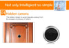 Danmini YB-30BH 3 inch Screen 1.0MP Security Camera Taking Picture Door Peephole, Support TF Card(Black)