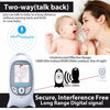 VB601 2.0 inch LCD Screen Hassle-Free Portable Baby Monitor, Support Two Way Talk Back, Night Vision(EU Plug)