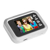 W8-S 2.4 inch Screen 2.0MP Security Camera No Disturb Peephole Viewer, Support TF Card(Silver)