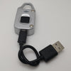 USB Charging Anti-theft Electronic Smart Fingerprint Lock, Support up to 10 Fingerprints Memory(Silver)
