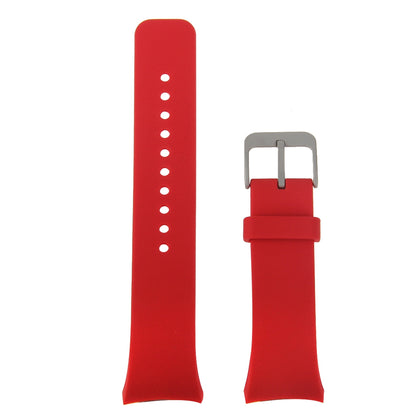 For Samsung Gear S2 Watch Solid Color Silicone Watchband(Red)