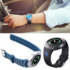 For Samsung Gear S2 Watch Silk Printing Silicone Watchband(Blue)