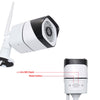 HD Network Video Camera WiFi IP Camera, Support SD Card (128GB Max)(White)