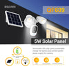 ESCAM QF609 1080P Solar Powered 1000LM Floodlight Wireless Camera with Solar Panel & 12000mAh Rechargeable Battery, Support PIR Sensor & Night Vision & Two Way Audio & TF Card