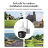 5 Million Pixels 360-degrees Panoramic Home Outdoor Intelligent Full-color Night Vision Wireless Camera, Support Motion Detection & Infrared Night Vision & Two-way Audio, EU Plug