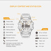 EX16 Bluetooth 4.0 Smart Watch, IP67 Waterproof, Support Sport Monitoring / Data Analysis / Information Reminder / Remote Camera, Compatible with both Android and iOS System(Gold)