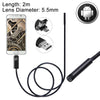2 in 1 Micro USB & USB Endoscope Waterproof Snake Tube Inspection Camera with 6 LED for Newest OTG Android Phone, Length: 2m, Lens