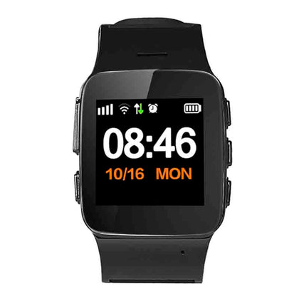 D99+ 1.22 inch HD LCD Screen GPS Smartwatch for the Elder Waterproof, Support GPS + LBS + WiFi Positioning / Two-way Dialing / Voi