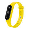 CHIGU C6 0.69 inch OLED Display Bluetooth Smart Bracelet, Support Heart Rate Monitor / Pedometer / Calls Remind / Sleep Monitor / Sedentary Reminder / Alarm / Anti-lost, Compatible with Android and iOS Phones (Yellow)
