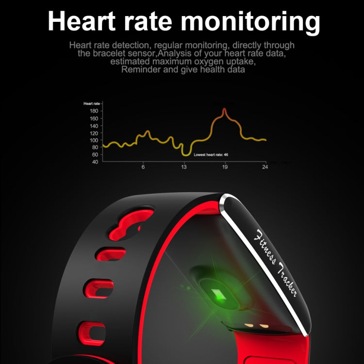 F10 0.96 inch TFT Color Screen Smart Bracelet IP67 Waterproof, Support Call Reminder/ Heart Rate Monitoring /Blood Pressure Monitoring/ Sleep Monitoring/Blood Oxygen Monitoring (Orange)