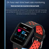 S88 1.54 inches TFT Color Screen Smart Bracelet IP67 Waterproof, Silicone Watchband, Support Call Reminder /Heart Rate Monitoring /Sleep Monitoring /Sedentary Reminder /Blood Pressure Monitoring(Red)