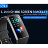 CY11 1.14 inches IPS Color Screen Smart Bracelet IP67 Waterproof, Support Step Counting / Call Reminder / Heart Rate Monitoring / Sleep Monitoring (Black)
