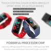 CY11 1.14 inches IPS Color Screen Smart Bracelet IP67 Waterproof, Support Step Counting / Call Reminder / Heart Rate Monitoring / Sleep Monitoring (Red)