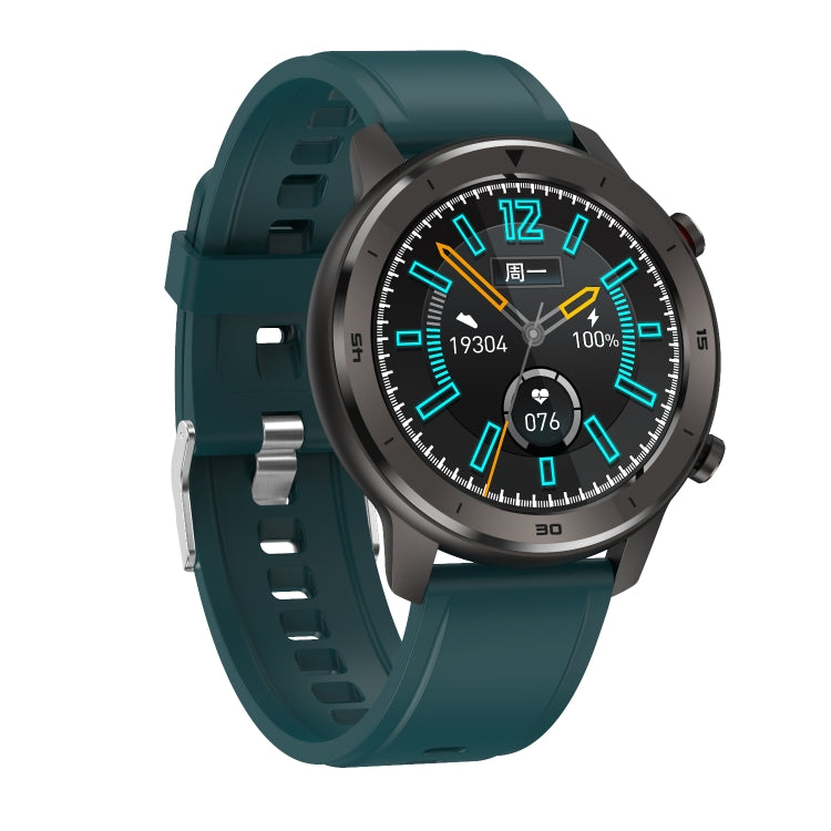 DT78 C23 1.3 inch Full Circle Full Touch Smart Sport Watch IP68 Waterproof, Support Real-time Heart Rate Monitoring / Sleep Monitoring / Bluetooth (Green)