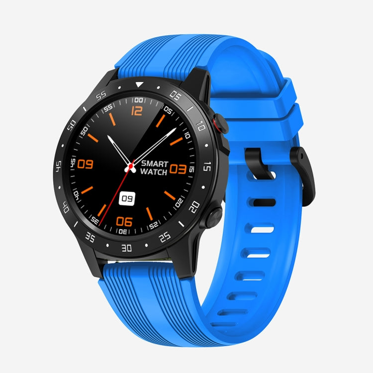 SMA-M5 1.3 inch IPS Full Touch Screen IP67 Waterproof Outdoor Sports Watch, Support Bluetooth / Call / GPS / Sleep & Blood Pressure & Heart Rate Monitor (Blue)