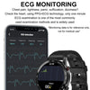 DT95 1.3 inch Round Color Screen Smart Watch, IP68 Waterproof, Support Heart Rate Blood Pressure Monitoring / Sedentary Reminder / Sleep Monitoring, Metal Strap(Black)