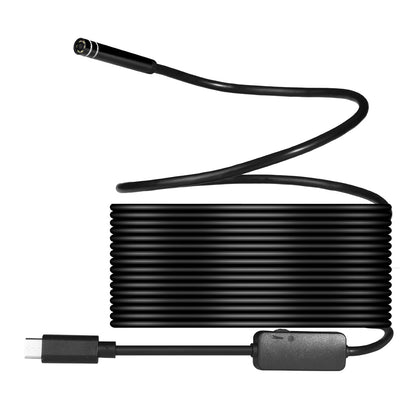 USB-C / Type-C Endoscope Waterproof IP67 Snake Tube Inspection Camera with 8 LED & USB Adapter, Length: 10m, Lens Diameter: 5.5mm