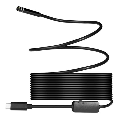 USB-C / Type-C Endoscope Waterproof IP67 Snake Tube Inspection Camera with 8 LED & USB Adapter, Length: 7m, Lens Diameter: 7mm