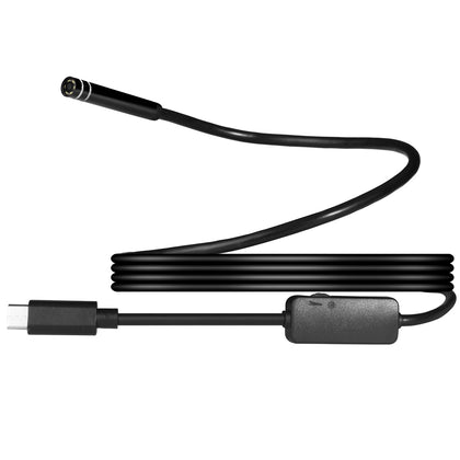 USB-C / Type-C Endoscope Waterproof Snake Tube Inspection Camera with 8 LED & USB Adapter, Length: 1m, Lens Diameter: 8mm