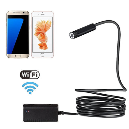 3.5m WiFi Endoscope Snake Tube Inspection Camera with 6 LED for Android & iOS 6 Or Above & Tablet PC, Wireless Distance: About 15m
